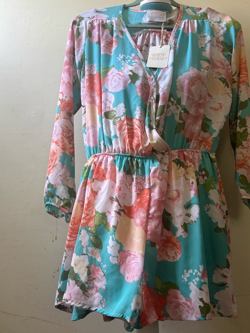 NWT Floral Short Jumpsuit